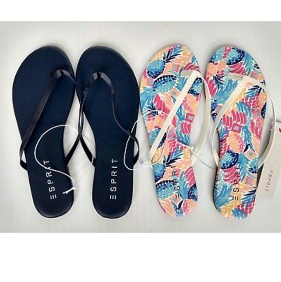 Esprit Shoes Esprit Party Flip Flops Flat Thong Sandals Poshmark